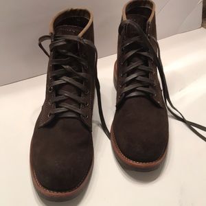 Men’s Chippewa Chocolate Brown Suede 6” Boots
